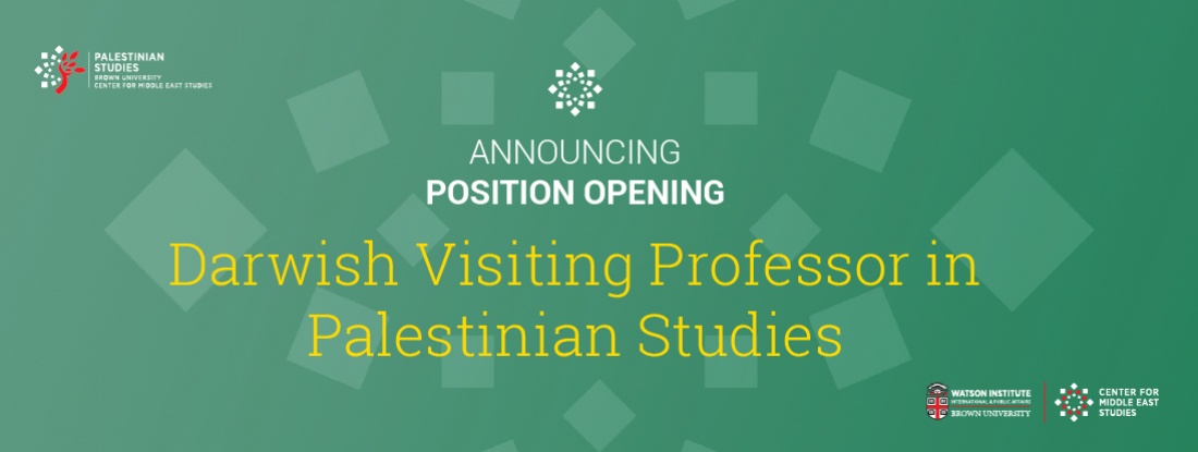 Darwish Visiting Professor in Palestinian Studies